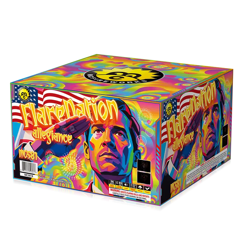 FlareNation allegiance 36 shots 500G Cake ASSORTMENT MC581B