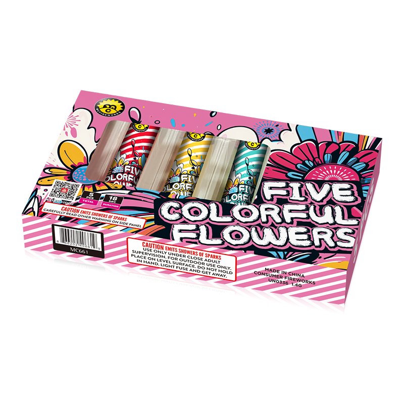 Five Colorful Flowers  F1 Fountain MC661